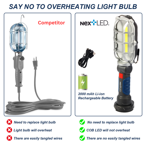 NT-5571 Cordless LED Drop Light – NextLED