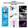 NT-6615 Multi-Function, 3 IN 1 Rechargeable Pen Light