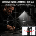 (NEW) NT-W2301 500 Lumen Folding Rechargeable Slim Bar Work Light