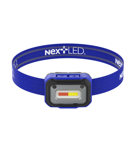 NextLED NT-2143C-B Auto Detail Headlamp - Motion Sensor Light, CRI 95 Paint Inspection - 3000/4500/6000K, 300 LM, Car Detailing, Paint Correction, Swirl Finder