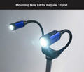 NT-6633 Rechargeable Neck Light With Magnetic Base/Tripod Mount