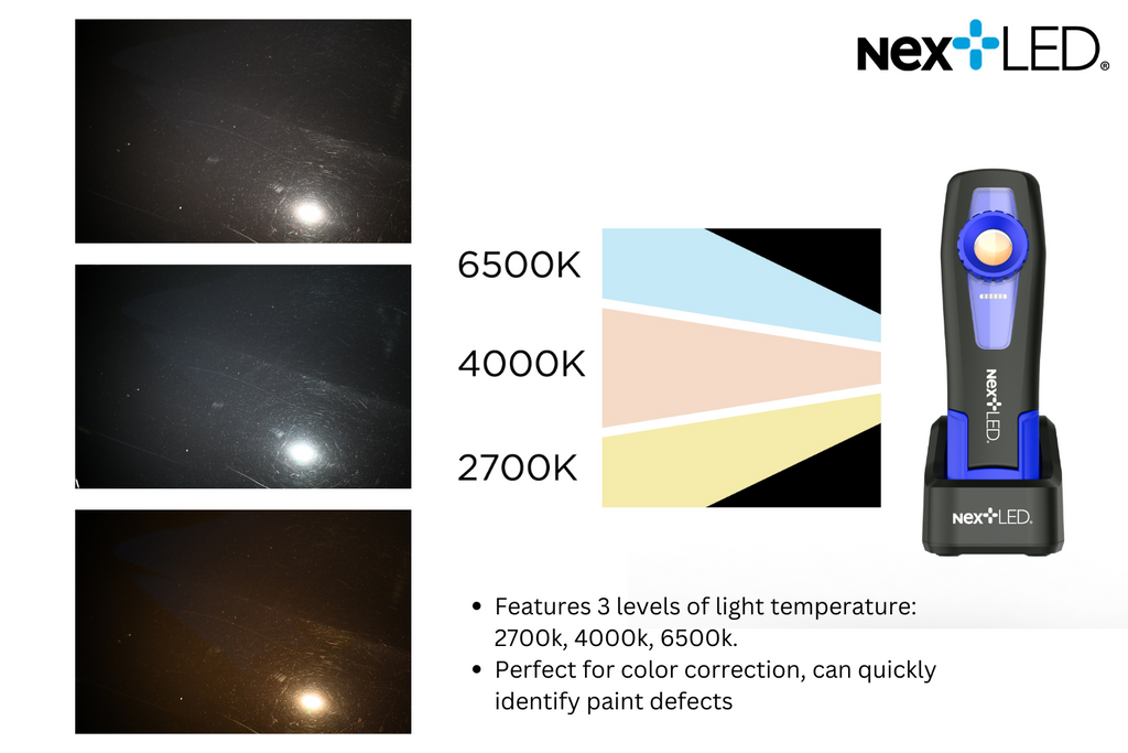 Color Mathching Light 3-Temp Color Matching LED Lights: The Ultimate Paint Correction Light ...