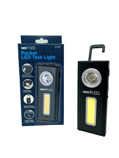NT-6786 500 Lumen Pocket LED Task light with Power Bank Function